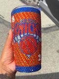 Custom Bedazzled NY Knicks 20oz Tumbler