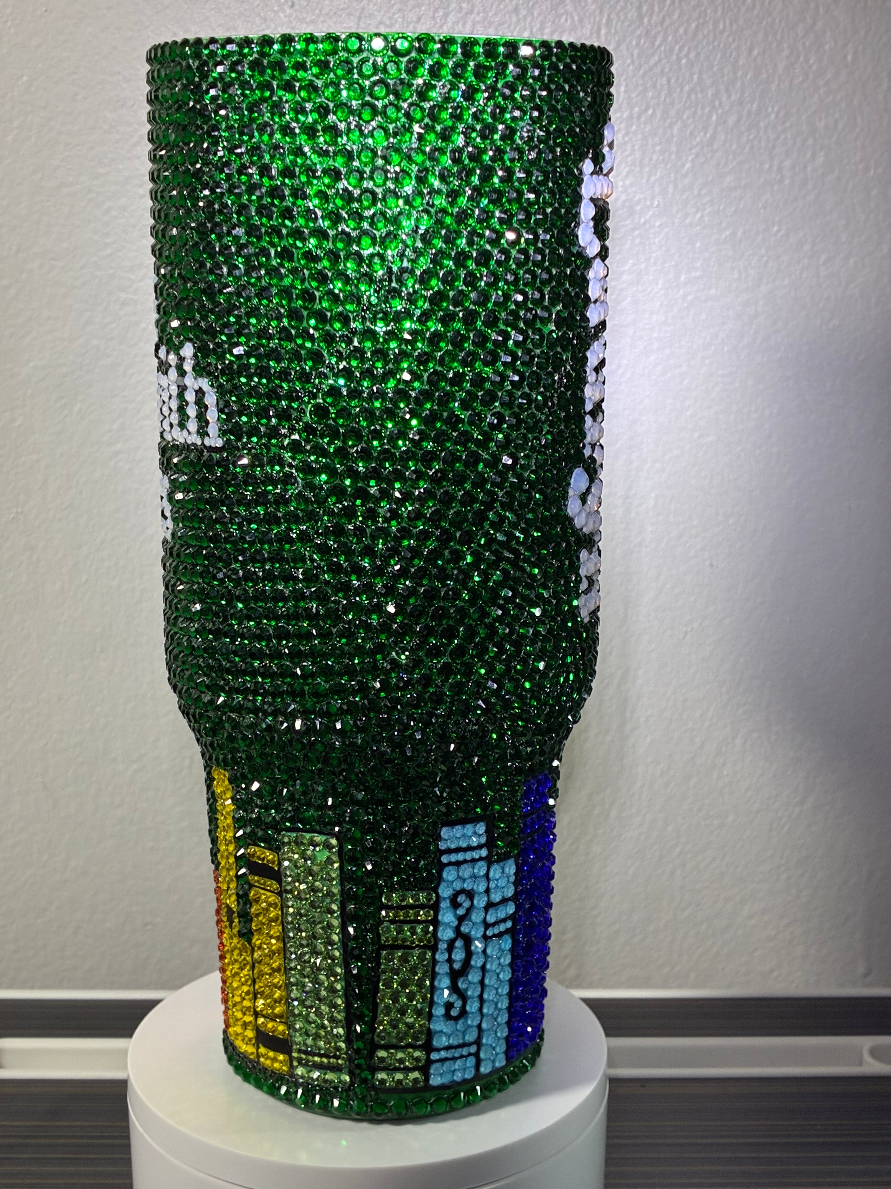 Custom Bedazzled 'Life is Better With Books' 40oz Tumbler