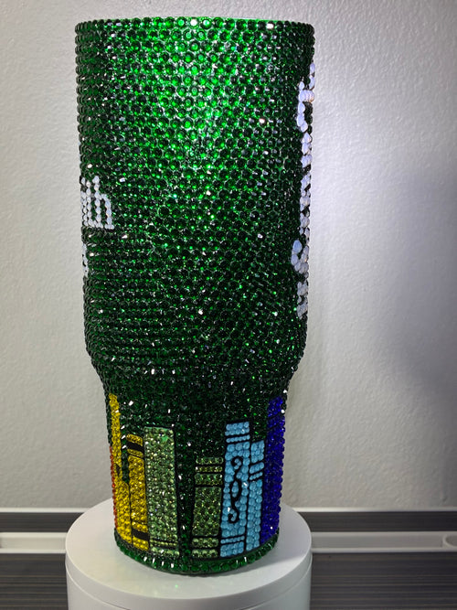 Custom Bedazzled 'Life is Better With Books' 40oz Tumbler