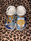 Custom Bedazzled College Crocs (Adult)