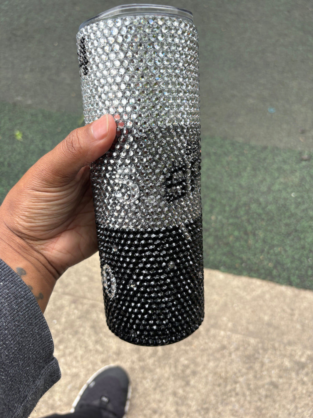 San Antonio Spurs Rhinestone Tumbler